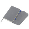 Ежедневник датированный 2026 А5 145х213мм BRAUBERG Jacket под кожу, клапан, держатель, серый, 117403 по низкой цене оптом 