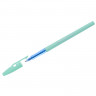 Ручка шариковая STABILO Liner Pastel, СИНЯЯ, корпус мятный, узел 0,7 мм, линия письма 0,3 мм, 808FP1041-2 по низкой цене оптом 