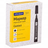 Маркер перманентный OfficeSpace "Contact" черный, пулевидный, без клипа, 3мм по низкой цене оптом 