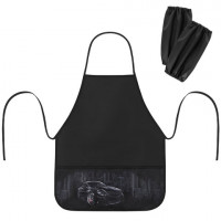 Фартук с нарукавниками для уроков труда BRAUBERG, 3 кармана, 46x54 см, City car, 273639