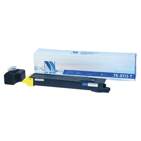 Тонер-картридж NV PRINT (NV-TK8115Y) для Kyocera M8124cidn / M8130cidn, желтый, ресурс 6000 страниц по низкой цене оптом 