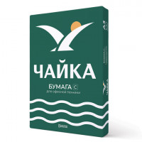 Бумага офисная БОЛЬШОГО ФОРМАТА(297х420), А3, 80 г/м2, 500л, марка С, ЧАЙКА, Россия,