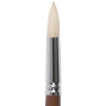 Кисть художественная профессиональная BRAUBERG ART CLASSIC, щетина, круглая, № 12, длинная ручка, 200712 по низкой цене оптом 