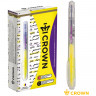 Текстовыделитель двухсторонний Crown "Multi Hi-Lighter Twin" желтый/фиолетовый, 3/2мм по низкой цене оптом Краснодар, Москва, Уфа, Казань, Барнаул, Владивосток, Хабаровск, Сахалин, Красноярск, Екатеренбург, 