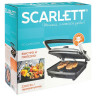Электрогриль SCARLETT SC-EG350M01, 2200 Вт, 2 режима, фиксированные панели, антипригарное покрытие, SC - EG350M01 по низкой цене оптом 