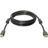 Кабель USB 2.0 AM-BM, 3 м, DEFENDER, 2 фильтра, для подключения принтеров, МФУ и периферии, 87431 по низкой цене оптом Краснодар, Москва, Уфа, Казань, Барнаул, Владивосток, Хабаровск, Сахалин, Красноярск, Екатеренбург, 