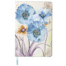 Блокнот А5 (143x210 мм), BRAUBERG VISTA "Delicate flowers", под кожу, гибкий, 80 л., 112077 по низкой цене оптом 
