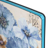 Блокнот А5 (143x210 мм), BRAUBERG VISTA "Delicate flowers", под кожу, гибкий, 80 л., 112077 по низкой цене оптом 