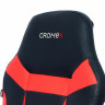 Кресло компьютерное CROMEX "Start GM-105", две подушки, экокожа, черное/красное, 532957 по низкой цене оптом 