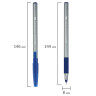Ручки шариковые с грипом BRAUBERG "i-STICK POINT", НАБОР 6+2 ШТ, СИНИЕ, линия письма 0,35 мм, блистер, 144026 по низкой цене оптом Краснодар, Москва, Уфа, Казань, Барнаул, Владивосток, Хабаровск, Сахалин, Красноярск, Екатеренбург, 