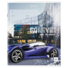 Тетрадь 18 л. BRAUBERG клетка, обложка картон, "SPORTS CAR", 106479 по низкой цене оптом 
