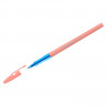 Ручка шариковая STABILO "Liner Pastel", СИНЯЯ, корпус персиковый, узел 0,7 мм, линия письма 0,3 мм, 808FP1041-3 по низкой цене оптом 