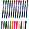 Ручки капиллярные (линеры) 12 ЦВЕТОВ CENTROPEN "Happy Liner", линия письма 0,3 мм, 2521/12, 2 2521 1202 по низкой цене оптом 