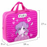 Папка на молнии с ручками BRAUBERG KIDS А4, 1 отделение, полиэстер, 80мм, Anime style, 272121 по низкой цене оптом 
