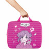 Папка на молнии с ручками BRAUBERG KIDS А4, 1 отделение, полиэстер, 80мм, Anime style, 272121 по низкой цене оптом 