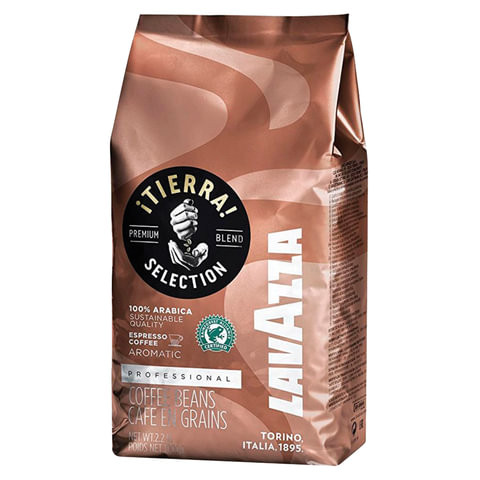 Кофе в зернах LAVAZZA "Tierra Selection", 1000 г, вакуумная упаковка, 4332 по низкой цене оптом Кофе в зернах LAVAZZA "Tierra Selection", 1000 г, вакуумная упаковка, 4332 по низкой цене оптом