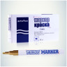 Маркер-краска лаковый (paint marker) MUNHWA "Slim", 2 мм, ЗОЛОТОЙ, нитро-основа, алюминиевый корпус, SPM-07 по низкой цене оптом Краснодар, Москва, Уфа, Казань, Барнаул, Владивосток, Хабаровск, Сахалин, Красноярск, Екатеренбург, 