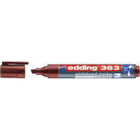 Маркер для белых досок edding 363, скошенный наконечник, 1-5 мм Коричневый