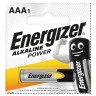 Батарейка ENERGIZER Alkaline Power, AAA (LR03, 24А), алкалиновая, мизинчиковая, 1 шт., в блистере (отрывной блок), Е300140400 по низкой цене оптом 