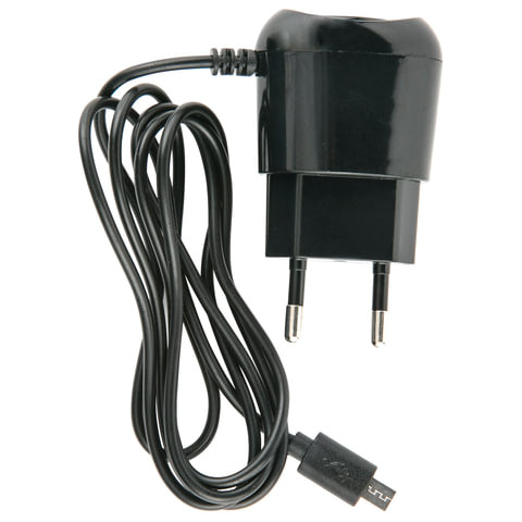 Зарядное устройство сетевое (220 В) RED LINE TCP-1A, кабель micro USB 1 м, выходной ток 1 А, черное, УТ000010348 по низкой цене оптом 