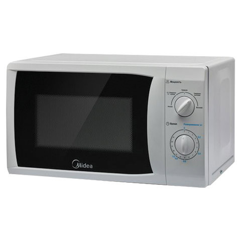 Микроволновая печь MIDEA MM720CFB объем 20 л, мощность 700 Вт, механическое управление, белая по низкой цене оптом 