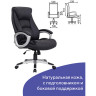 Кресло из натуральной кожи BRABIX "Grand EX-500", черное, 530861 по низкой цене оптом 