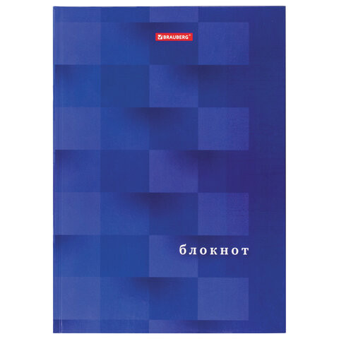 Блокнот БОЛЬШОЙ ФОРМАТ (215х295 мм) А4, 160 л., твердый, клетка, блок 5 цветов, BRAUBERG, "Urban", 111591 по низкой цене оптом 