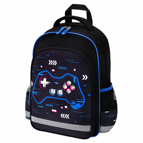 Рюкзак ПИФАГОР SCHOOL, 1 отделение, 3 кармана, Lucky gamer, 38x28х14 см, 273172 по низкой цене оптом 