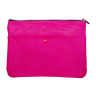 Пенал-косметичка BRAUBERG под фактурную кожу, розовый, 1 отделение, 2 кармана, "Монро", 24х17 см, 224037