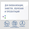 Доска магнитно-маркерная стеклянная 40х60 см, 3 магнита, БЕЛАЯ, BRAUBERG, 236744 по низкой цене оптом 