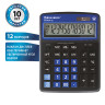 Калькулятор настольный BRAUBERG EXTRA-12-BKBU (206x155 мм), 12 разрядов, двойное питание, ЧЕРНО-СИНИЙ, 250472 по низкой цене оптом 