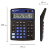 Калькулятор настольный BRAUBERG EXTRA-12-BKBU (206x155 мм), 12 разрядов, двойное питание, ЧЕРНО-СИНИЙ, 250472 по низкой цене оптом 