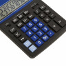 Калькулятор настольный BRAUBERG EXTRA-12-BKBU (206x155 мм), 12 разрядов, двойное питание, ЧЕРНО-СИНИЙ, 250472 по низкой цене оптом 