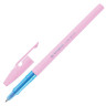 Ручка шариковая STABILO "Liner Pastel", СИНЯЯ, корпус розовый, узел 0,7 мм, линия письма 0,3 мм, 808FP1041-4 по низкой цене оптом 
