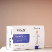 Чай в стиках TEATONE, черный с чабрецом, 100 стиков по 1,8г, ш/к 80227, 101