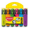 Набор текстовыделителей MAPED (Франция) 6 шт., АССОРТИ, "Fluo Pep's Classic", линия 1-5 мм, 742557 по низкой цене оптом Краснодар, Москва, Уфа, Казань, Барнаул, Владивосток, Хабаровск, Сахалин, Красноярск, Екатеренбург, 