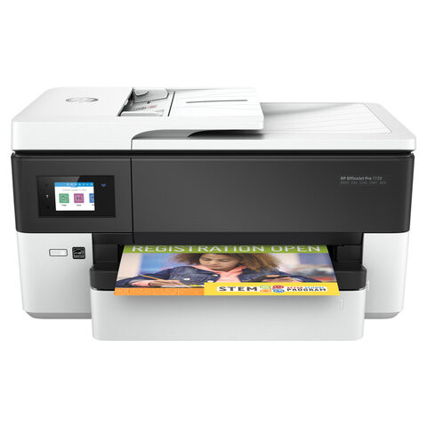 МФУ струйное HP OfficeJet Pro 7720 "4 в 1", А3, 22 стр/мин, 30000 стр/мес, ДУПЛЕКС, АПД, сетевая карта, Wi-Fi, Y0S18A по низкой цене оптом 