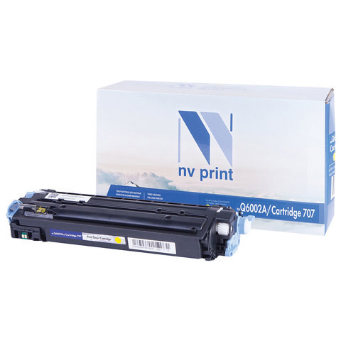 Картридж лазерный NV PRINT (NV-Q6002A) для HP ColorLaserJet CM1015/2600, желтый, ресурс 2000 стр. по низкой цене оптом 