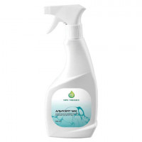 Антисептик для рук и поверхностей спиртовой (60%) с распылителем 500 мл, АЛЬТСЕПТ ЧАС, дезинфицирующий, жидкость