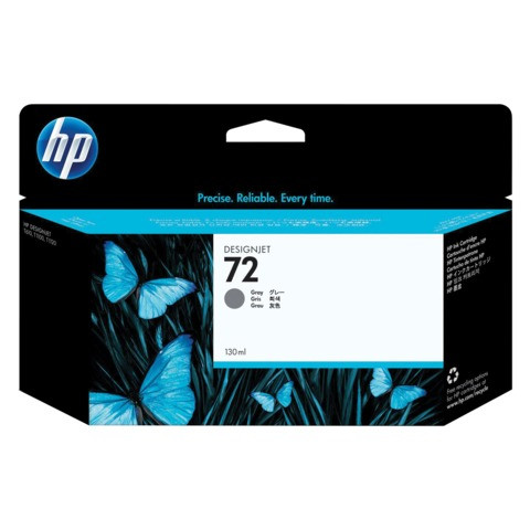 Картридж струйный для плоттера HP (C9374A) Designjet T610/795/1100 и др., №72, серый, 130 мл, оригинальный по низкой цене оптом 