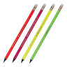 Карандаш чернографитный BIC, 1 шт., "Evolution Fluo", HB, с резинкой, пластиковый, корпус ассорти, заточенный, 942882 по низкой цене оптом 