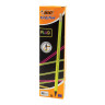 Карандаш чернографитный BIC, 1 шт., "Evolution Fluo", HB, с резинкой, пластиковый, корпус ассорти, заточенный, 942882 по низкой цене оптом 