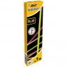 Карандаш чернографитный BIC, 1 шт., "Evolution Fluo", HB, с резинкой, пластиковый, корпус ассорти, заточенный, 942882 по низкой цене оптом 