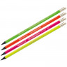 Карандаш чернографитный BIC, 1 шт., "Evolution Fluo", HB, с резинкой, пластиковый, корпус ассорти, заточенный, 942882 по низкой цене оптом 