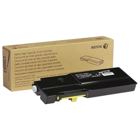 Картридж лазерный XEROX (106R03521) VersaLink C400/C405, желтый, ресурс 4800 стр., оригинальный по низкой цене оптом 