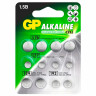 Батарейки НАБОР 12шт (А76 - 4шт, 177 - 4шт, 189 - 2шт, 192 - 2шт) GP Alkaline блистер, ACM02F-2CR12 по низкой цене оптом 