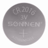 Батарейка SONNEN Lithium, CR2016, литиевая, 1 шт., в блистере, 451972 по низкой цене оптом 