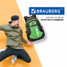 Рюкзак BRAUBERG HIGH SCHOOL универсальный, 3 отделения, "Лайм", черный/салатовый, 46х31х18 см, 225524 по низкой цене оптом 