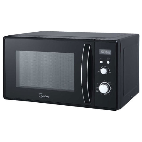 Микроволновая печь MIDEA AM823AM9-B объем 20 л, мощность 800 Вт, механическое управление, черная по низкой цене оптом 