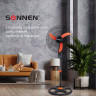 Вентилятор напольный, 3 режима, SONNEN TF-50W-45-А304, d=45 см, 50 Вт, черный, 454789, FS-45-A304 по низкой цене оптом 